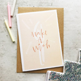 Tarjeta Vela color de agua rosa rosa de Rubor cumple un bu