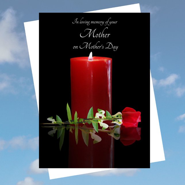 Tarjeta Vela conmemorativa del Día de la Madre (Subido por el creador)