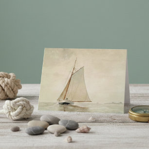 Tarjeta Vela de Gloucester Winslow Homer Note