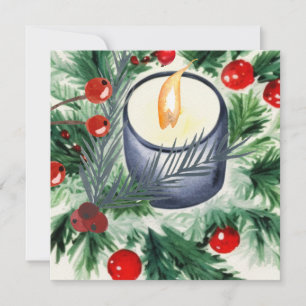 Tarjeta Vela navidad