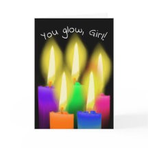 Velas De Cumpleaños Brillantes En Negro