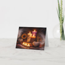 Velas Hermosas Roca de Corazón Místico en Blanco
