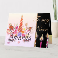 Velas unicornio tarta facial Cumpleaños