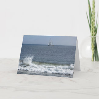 Tarjeta Velero en la playa de Doran