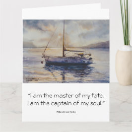 Tarjeta velero pintado EVE