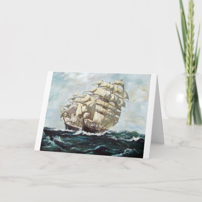 Tarjeta Veleros (Anverso)