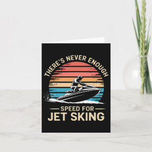 Tarjeta Velocidad de Jet Nunca Hay Suficiente Velocidad Pa