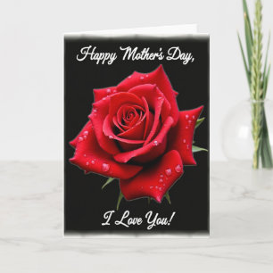 Tarjeta Velvet Rose Te Amo
