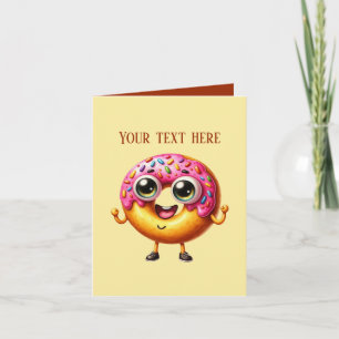 Tarjeta Vendedores de panadería de donas personalizables l