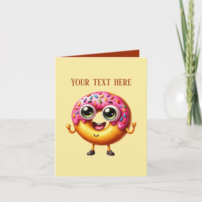 Tarjeta Vendedores de panadería de donas personalizables l (Anverso)