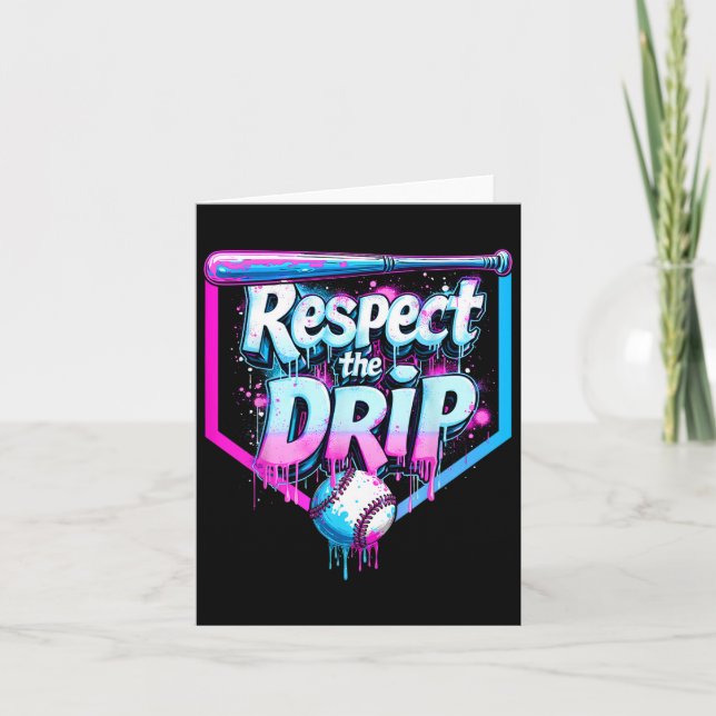 Tarjeta Vender Drip Niños Helados Respeto A Los Jugadores  (Anverso)