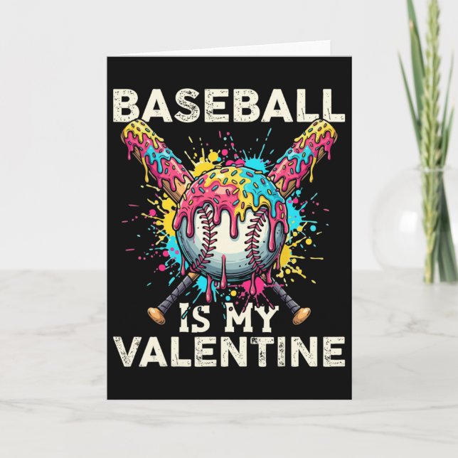 Tarjeta Vender Es Mi San Valentin Helado Goteo Cruce Ts _1 (Anverso)