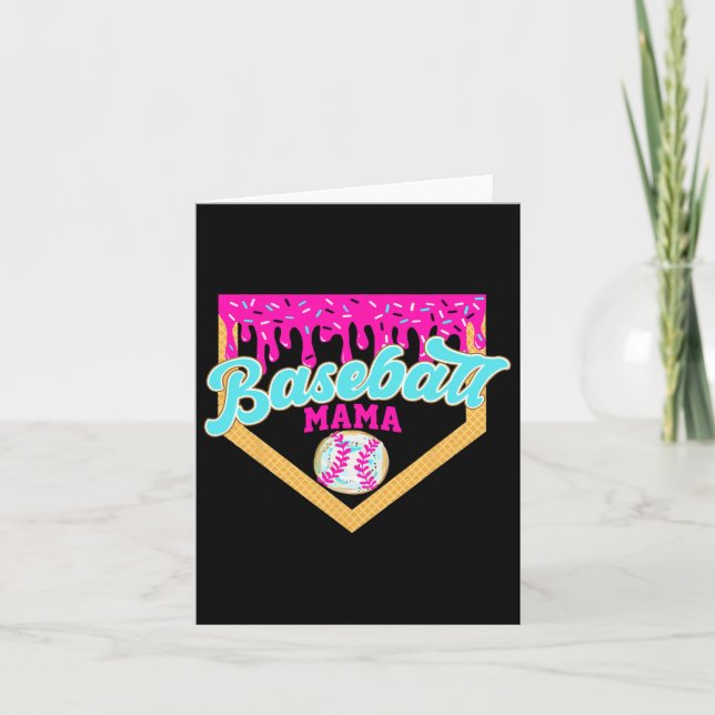 Tarjeta Vender helado de Mama Drip Divertido Vender Día de (Anverso)