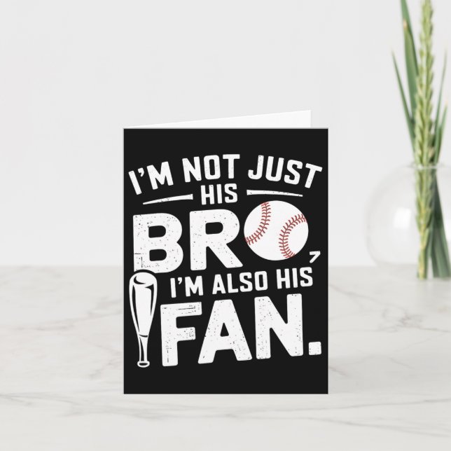 Tarjeta Vender Hermano No sólo soy su hermano, soy su núme (Anverso)