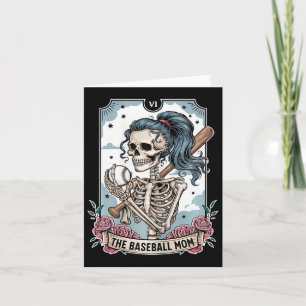 Tarjeta Vender Mom Tarot Card Skeleton Vender Mom Día de l