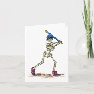 Tarjeta Vender Skeleton Halloween Halloween Hombres Chicos