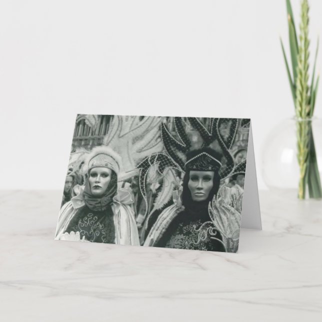 Tarjeta Venecia Carnvale (Anverso)