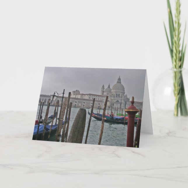 Tarjeta Venecia - góndolas (Anverso)