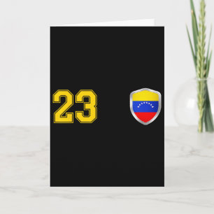 Tarjeta Venezuela - Diseño de fútbol del equipo La Vinotin