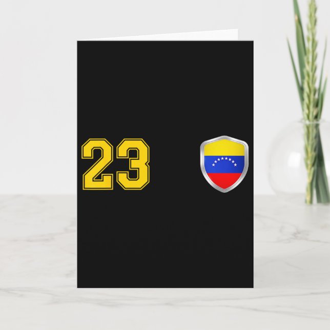 Tarjeta Venezuela - Diseño de fútbol del equipo La Vinotin (Anverso)