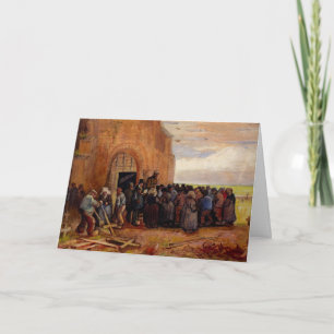 Tarjeta Venta de restos de construcción por Vincent van Go