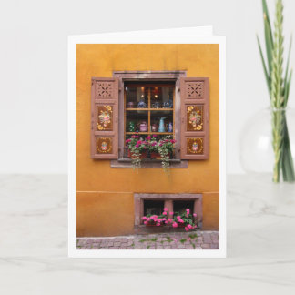 Tarjeta Ventana amarilla