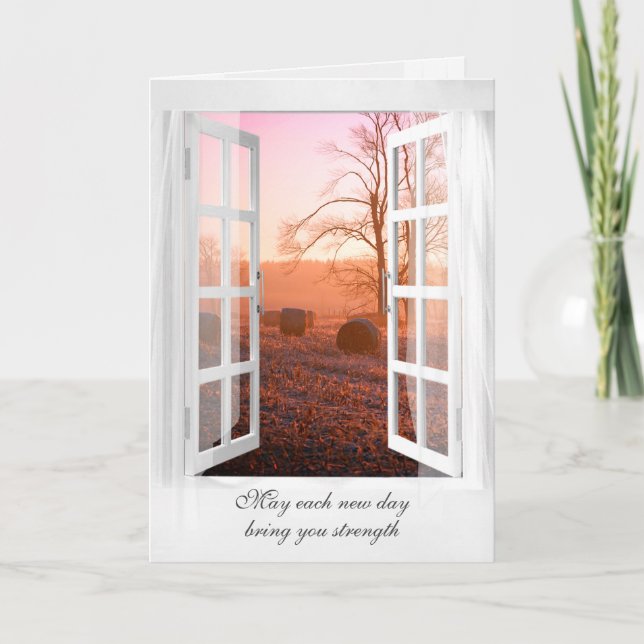 Tarjeta Ventana de simpatía de Hay Bales (Anverso)