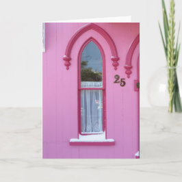 Tarjeta Ventana gótica y nieve - Viñedo de Martha