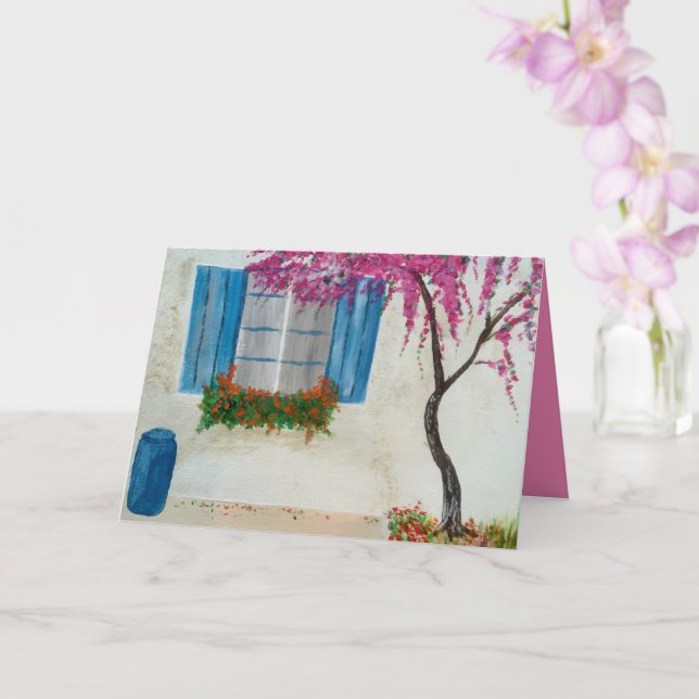 Tarjeta Ventana griega (Orquídea)