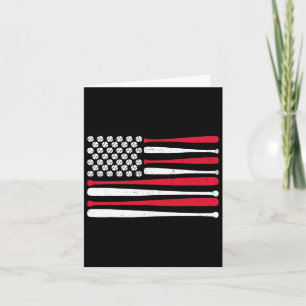 Tarjeta Ventilador Deportivo De Béisbol De Bandera De Esta