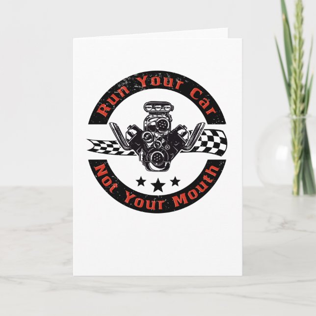 Tarjeta Ventilador mecánico del coche de la Carreras de la (Anverso)