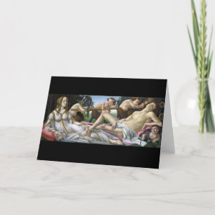 Tarjeta Venus y Mars, Sandro Botticelli