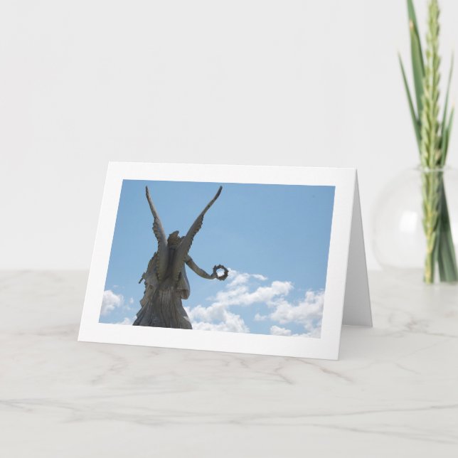 Tarjeta Veo una captura del ángel una nube (Anverso)