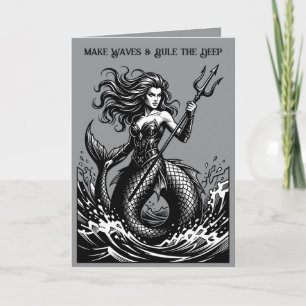Tarjeta Vepar Sirena de los Mares Infernal Ilustración