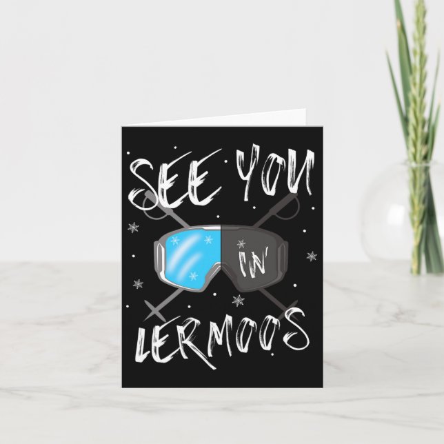 Tarjeta Ver En El Esquí De Vacaciones De Lermoos Tyrol (Anverso)