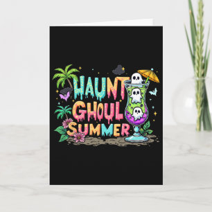 Tarjeta Verano Caliente de Ghoul Vibraciones Divertidas de