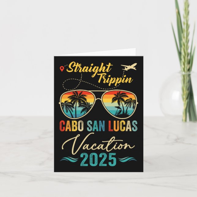 Tarjeta Verano de la familia Cabo San Lucas 2025 (Anverso)