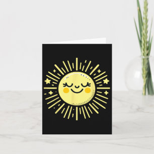 Tarjeta Verano Feliz Sol de Vacaciones Soleado