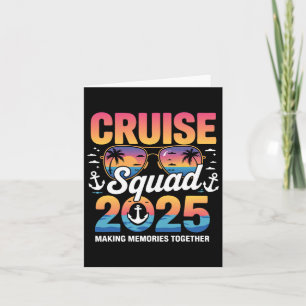 Tarjeta Verano Va De Cruise Squad 2025 Family Cruise Match