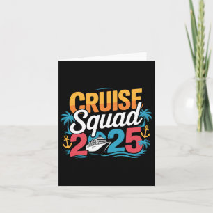 Tarjeta Verano Va De Cruise Squad 2025 Family Cruise Match