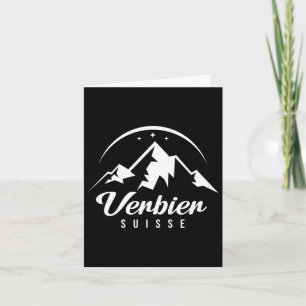 Tarjeta Verbier Suiza Ski Resort Esquí Snowboard
