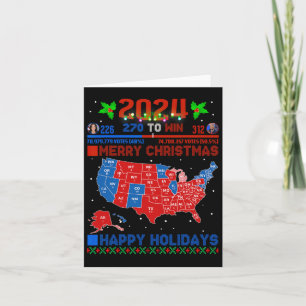 Tarjeta Verdadera Navidad en el mapa electoral de 2024 Tru