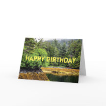 Verdant Views Birday Card