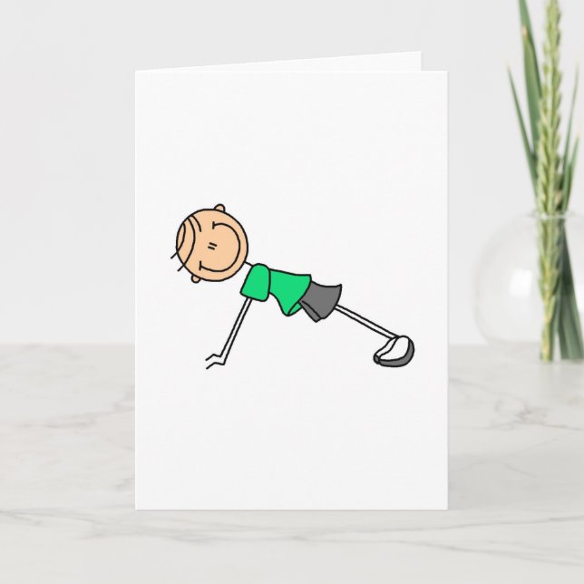 Tarjeta verde de la figura del tirador del ejercic (Anverso)