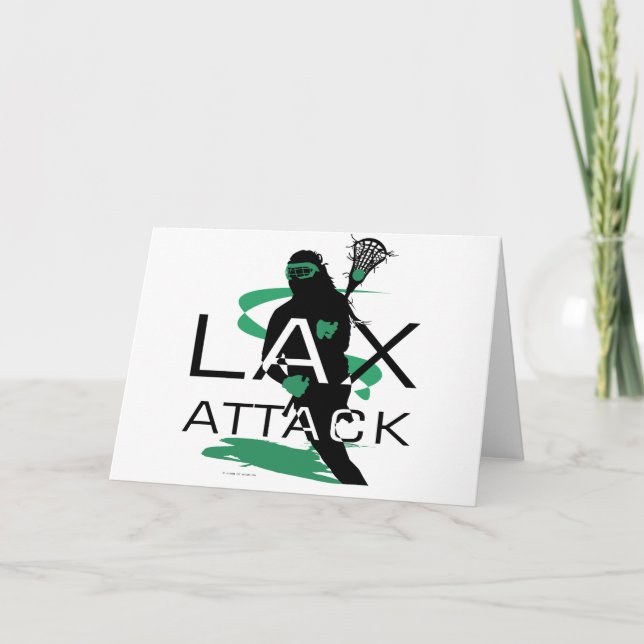 Tarjeta Verde del ataque de LAX de los chicas de LaCrosse (Anverso)