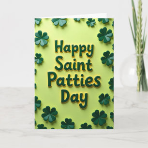 Tarjeta Verde del Día de San Patricio