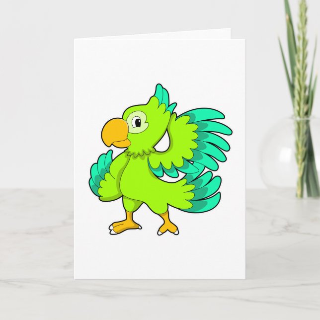 Tarjeta Verde loro (Anverso)