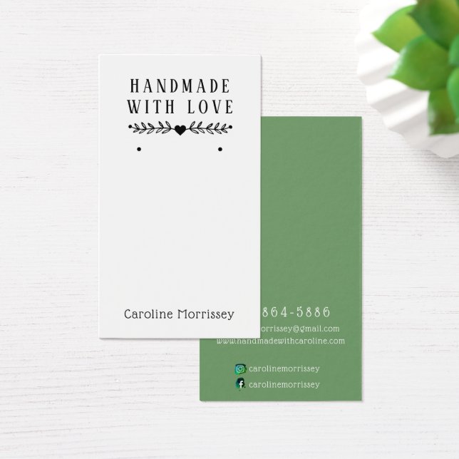 Tarjeta verde simple para la pantalla de embutido  (Escritorio)