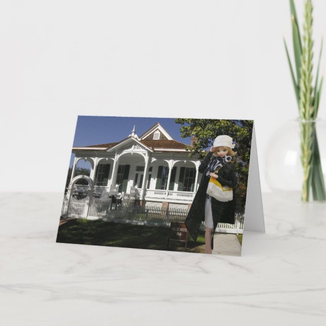 Tarjeta Verdi, 1868 Pillot House, Sam Houston Park (Anverso)