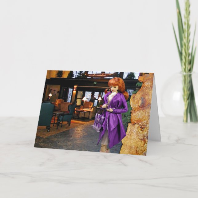 Tarjeta Verdi - casa de campo de Tenaya cerca de Yosemite (Anverso)